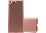 Cadorabo Custodia Protettiva Per Sony Xperia Xz Premium In Rosa Custodia Per Cellulare Custodia In Silicone Tpu Cover Case
