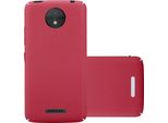 Cadorabo Custodia Protettiva Per Motorola Moto C Plus Custodia In Rosso Custodia Rigida Per Telefono Cellulare Cover