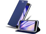 Cadorabo Custodia Per Cellulare Per Sony Xperia Z5 Premium Custodia Protettiva In Blu Cover Etui Book Case Booklet