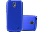 Cadorabo Custodia Protettiva Per Nokia 1 2018 Cover In Blu Custodia Per Telefono Cellulare Tpu Custodia In Silicone Cover Case