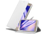 Cadorabo Custodia Per Cellulare Per Samsung Galaxy J7 2015 Custodia Protettiva In Argento Cover Etui Book Case Booklet