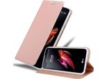 Cadorabo Custodia Per Cellulare Per Lg X Screen Custodia Protettiva In Rosa Cover Etui Book Case Booklet
