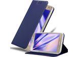 Cadorabo Custodia Per Cellulare Per Samsung Galaxy J7 2015 Custodia Protettiva In Blu Cover Etui Book Case Booklet