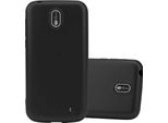 Cadorabo Custodia Protettiva Per Nokia 1 2018 Cover In Nero Custodia Per Telefono Cellulare Tpu Custodia In Silicone Cover Case