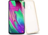 Custodia Cadorabo Per Samsung Galaxy A40 Custodia Protettiva In Giallo Custodia Cover Tpu Silicone Strass Telefono Cellulare Etui
