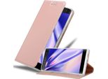 Cadorabo Custodia Per Cellulare Per Sony Xperia XA2 Custodia Protettiva In Rosa Cover Etui Book Case Booklet