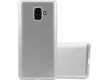 Cadorabo Cover Protettiva Per Samsung Galaxy J6 2018 Custodia In Argento Per Telefono Cellulare Tpu Custodia In Silicone Cover Case