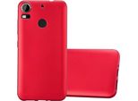 Cadorabo Custodia Protettiva Per Htc Desire 10 Pro Custodia In Rosso Per Telefono Cellulare Custodia In Silicone Tpu Custodia Cover Case