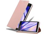 Cadorabo Custodia Per Cellulare Per Sony Xperia C4 Custodia Protettiva In Rosa Cover Etui Book Case Booklet
