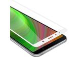 Cadorabo Pellicola Blindata Per Samsung Galaxy A7 2018 Pellicola Protettiva In Vetro Protettivo Per Display Temperato A Schermo Intero Bianco