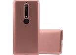 Cadorabo Custodia Protettiva Per Nokia 6.1 In Rosa Custodia Del Telefono Cellulare Tpu Custodia In Silicone Cover Case