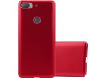 Cadorabo Custodia Protettiva Per Htc Desire 12 Plus Custodia In Rosso Per Telefono Cellulare Custodia In Silicone Tpu Custodia Cover Case