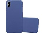 Cadorabo Custodia Protettiva Per Apple Iphone Xs Max Custodia In Blu Telefono Cellulare Tpu Etui Cover Case