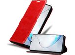 Cadorabo Custodia Per Samsung Galaxy Note 10 Custodia Protettiva In Rosso Custodia Per Cellulare Cover Chiusura Magnetica