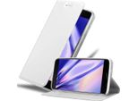 Cadorabo Custodia Per Cellulare Per Oneplus 5 Custodia Protettiva In Argento Cover Etui Book Case Booklet