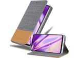 Custodia Cadorabo Per Huawei P30 Pro Custodia Protettiva In Grigio Custodia Per Cellulare Custodia A Libro Cover