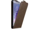 Cadorabo Cover Per Samsung Galaxy J4 2018 Cover Protettiva In Marrone Flip Case Custodia Per Telefono Cellulare Cover