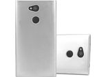 Cadorabo Copertura Protettiva Per Sony Xperia L2 In Argento Custodia Del Telefono Cellulare Custodia In Silicone Tpu Custodia Cover
