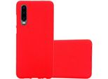 Cadorabo Copertura Protettiva Per Huawei P30 Caso In Rosso Cellulare Caso Tpu Etui Cover Case