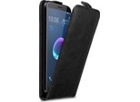 Cadorabo Cover Per Htc Desire 12 Cover Protettiva In Nero Flip Case Custodia Per Telefono Cellulare Case Cover
