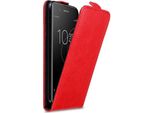 Custodia Cadorabo Per Sony Xperia XA1 Plus Custodia Protettiva In Rosso Custodia Flip Per Telefono Cellulare Custodia Cover
