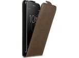 Custodia Cadorabo Per Sony Xperia XA1 Plus Cover Protettiva In Marrone Custodia Flip Per Telefono Cellulare Custodia Cover