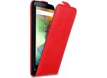 Custodia Cadorabo Per Oneplus 2 Custodia Protettiva In Rosso Custodia Flip Per Telefono Cellulare Custodia Cover