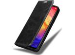 Cadorabo Custodia Per Xiaomi Redmi Note 7 Cover Protettiva In Nero Custodia Per Cellulare Cover Chiusura Magnetica