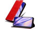 Cadorabo Custodia Per Lg G8 Custodia Protettiva In Rosso Custodia Per Cellulare Cover Chiusura Magnetica