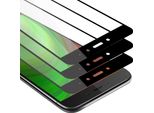 Cadorabo 3X Pellicola Protettiva A Schermo Intero Per Xiaomi Redmi Note 4 In Vetro Protettivo Del Display Temperato Nero