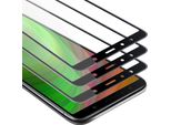 Cadorabo 3X Pellicola Blindata A Schermo Intero Per Samsung Galaxy A7 2018 Pellicola Protettiva In Vetro Temperato Nero Di Protezione Del Display