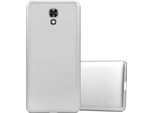 Cadorabo Cover Per Lg X Screen Cover Protettiva In Argento Custodia Rigida Per Cellulare Cover Case
