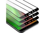 Cadorabo 3X Pellicola Protettiva A Schermo Intero Per Xiaomi Mi A2 / 6X In Nero Vetro Protettivo Del Display Temperato
