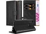 Cadorabo Cover Per Huawei P20 Lite 2018 / Nova 3E Cover Protettiva In Nero Cellulare Cover Libro Custodia Custodia Lusso
