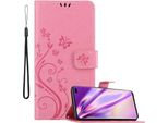 Cadorabo Cover Per Samsung Galaxy S10 Plus Cover Protettiva In Rosa Cover Protettiva Cover Telefono Cellulare Cover Fiori Custodia Fiore