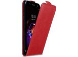 Custodia Cadorabo Per Lg X Power 3 Custodia Protettiva In Rosso Custodia Flip Per Telefono Cellulare Custodia Cover