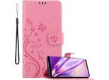 Cadorabo Cover Per Samsung Galaxy Note 9 Cover Protettiva In Rosa Cover Protettiva Cover Per Telefono Cellulare Cover Fiori Custodia Fiore