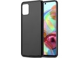 Cadorabo Cover Per Samsung Galaxy A71 4G Cover Protettiva In Nero Custodia Protettiva In Silicone Tpu Cover Case