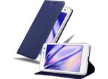 Cadorabo Custodia Per Cellulare Per Zte Blade L7 Custodia Protettiva In Blu Cover Etui Book Case Booklet
