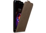 Custodia Cadorabo Per Lg X Power 3 Custodia Protettiva In Marrone Custodia Flip Per Telefono Cellulare Custodia Cover