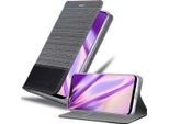 Cadorabo Custodia Per Lg V50 Custodia Protettiva In Grigio Custodia Per Cellulare Custodia A Libro Cover