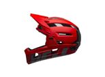 Casco Bell Super Air R Spherical - Integrale, Rosso-Grigio Opaco-Lucido - Taglia M (55-59 Cm)