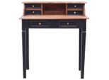 Scrivania Con Cassetti 90X50X101 Cm In Legno Massiccio Di Recupero