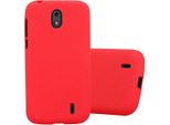 Cadorabo Custodia Protettiva Per Nokia 1 2018 Cover In Rosso Custodia Per Telefono Cellulare Tpu Etui Cover Case