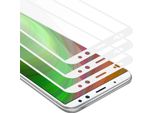 Cadorabo 3X Pellicola Protettiva A Schermo Intero Per Huawei Mate 10 Lite In Bianco Vetro Temperato Protettivo Del Display