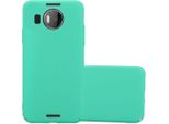 Cadorabo Custodia Protettiva Per Nokia Lumia 950 Xl Custodia In Verde Custodia Rigida Per Telefono Cellulare Cover