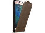 Custodia Cadorabo Per Motorola Moto G5S Plus Custodia Protettiva In Marrone Custodia Flip Per Telefono Cellulare Custodia Cover