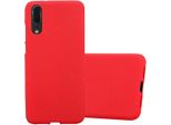 Cadorabo Copertura Protettiva Per Huawei P20 Caso In Rosso Custodia Del Telefono Cellulare Tpu Etui Cover Case