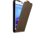 Cadorabo Cover Per Sony Xperia C4 Cover Protettiva In Marrone Flip Case Custodia Del Telefono Cellulare Case Cover