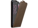Custodia Cadorabo Per Sony Xperia Xa Ultra Custodia Protettiva In Marrone Custodia Flip Per Telefono Cellulare Custodia Cover